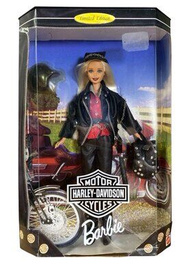 1997 HARLEY DAVIDSON BARBIE Doll W/ Blonde Hair 17692 RARE New in Box